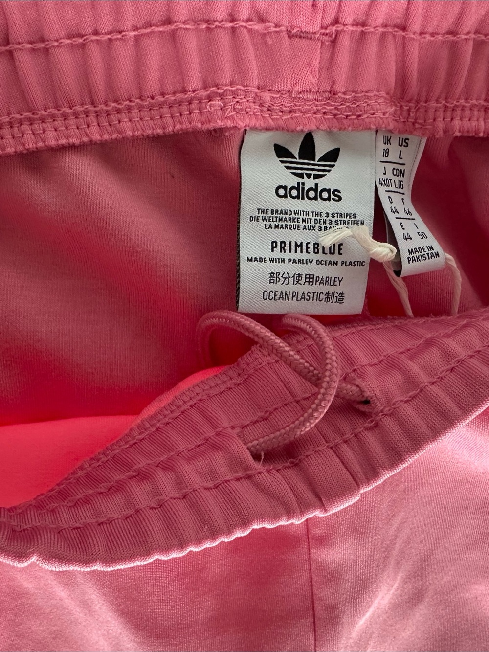 adidas Women’s Pink Track Joggers with Side Stripes - Picture 7 of 11